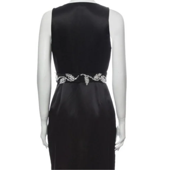 Raoul NWOT Black Embellished Waistband Dress